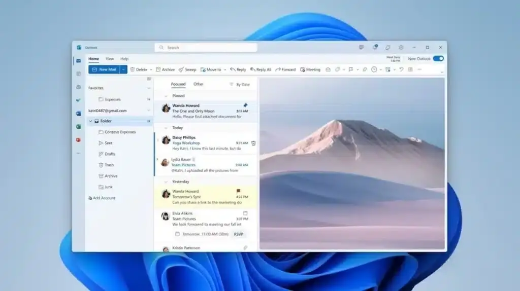 New Outlook Windows