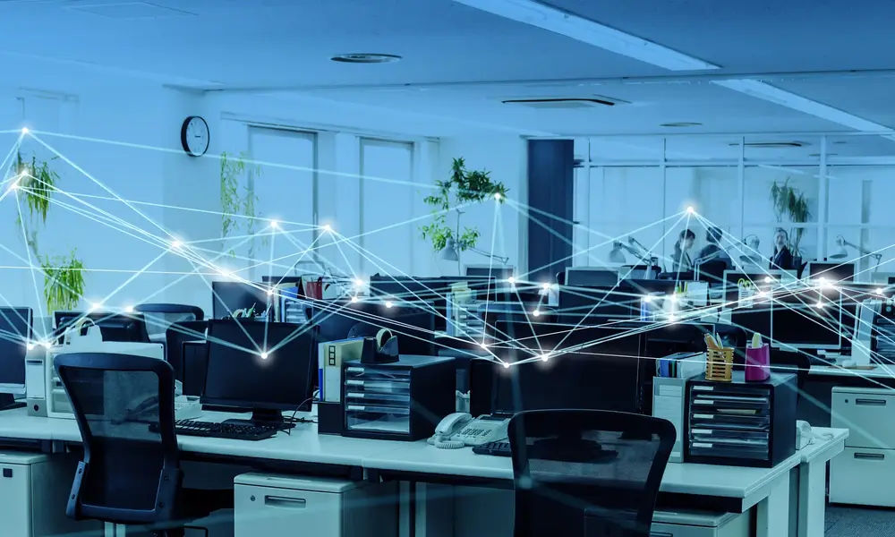 Réseau wifi sécurisé dans un open space